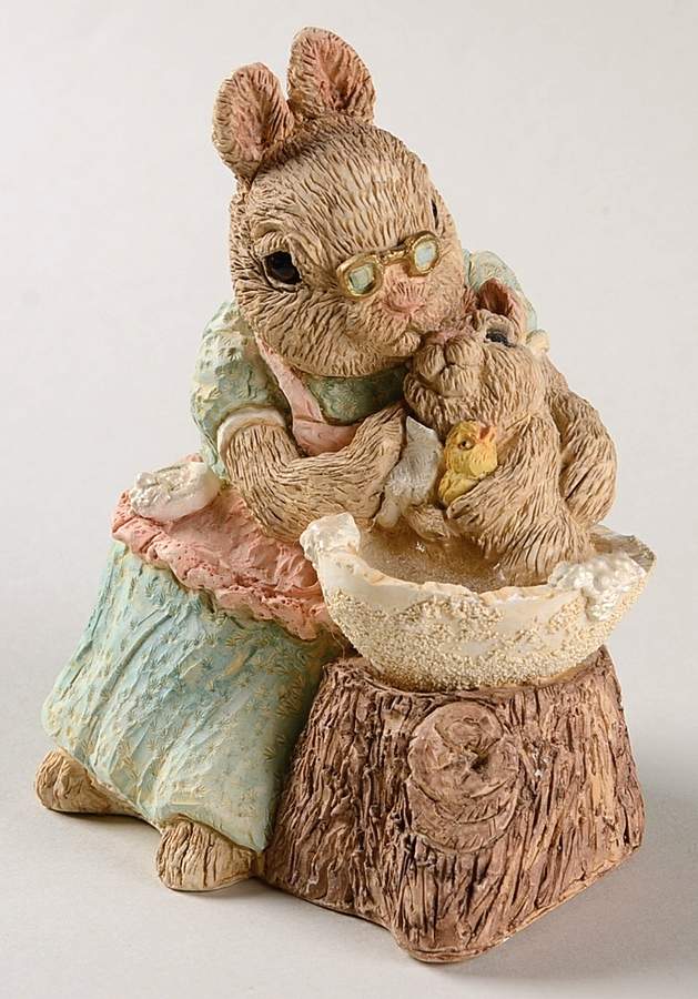 Easter Bunny Family Bath Time - No Box by United Design-1