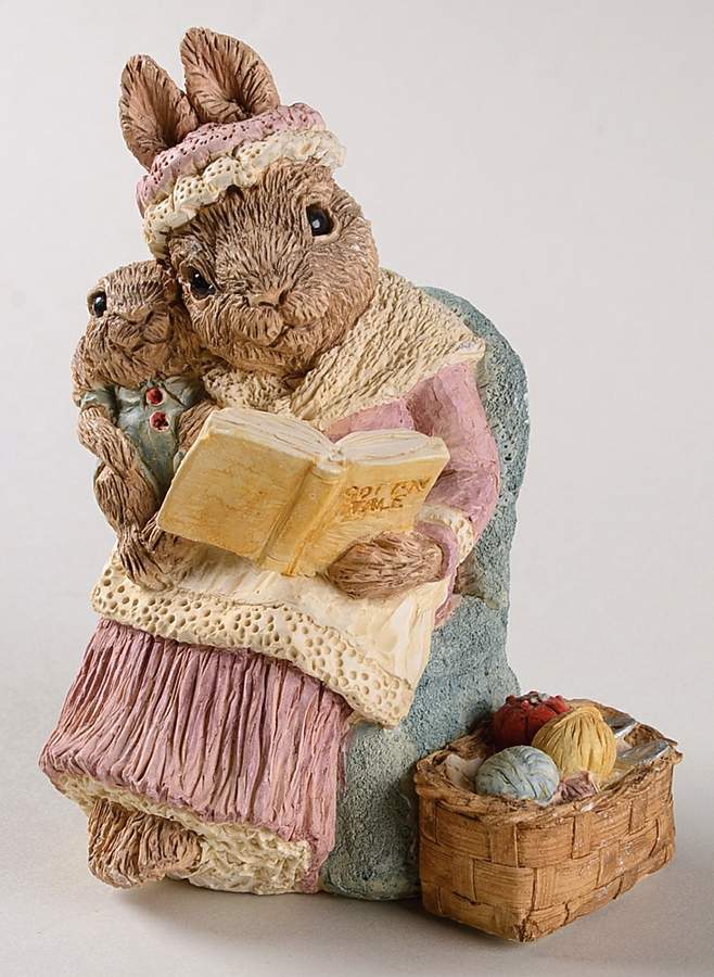 Easter Bunny Family Mom And Storytime - Boxed by United Design-1