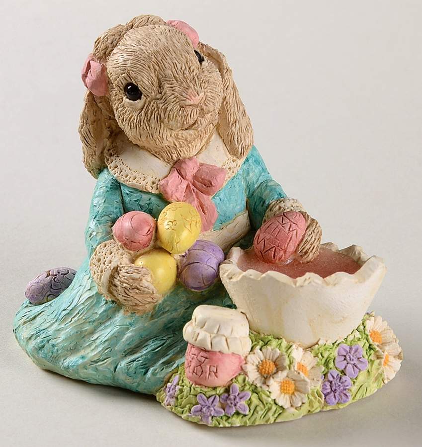 Easter Bunny Family Lop Ear Dying Eggs - No Box 42 by United Design-1