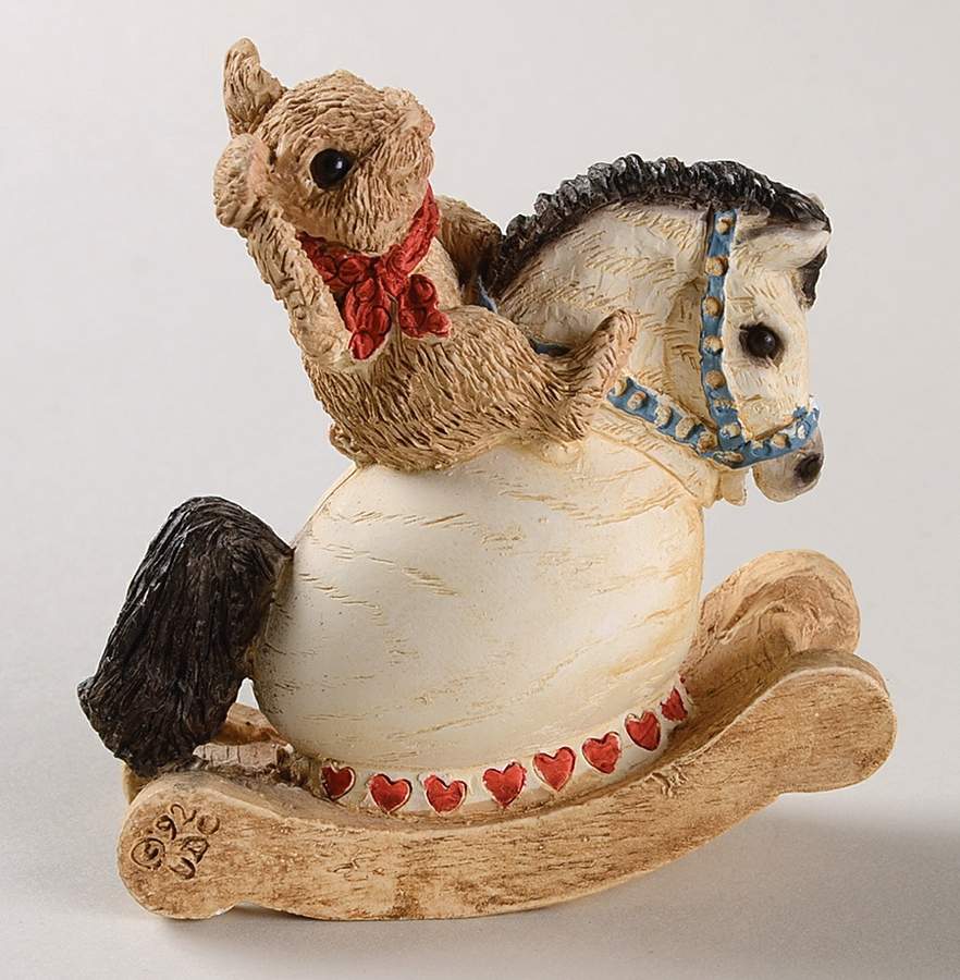 Easter Bunny Family Rocking Horse - Boxed by United Design-1