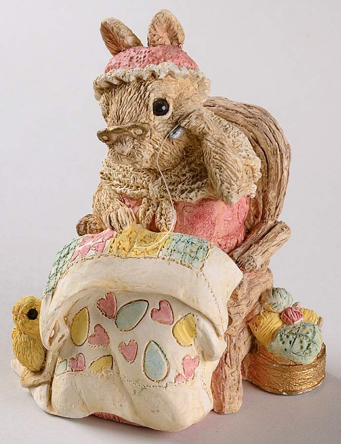 Easter Bunny Family Grandma  And Quilt  - Boxed by United Design-1