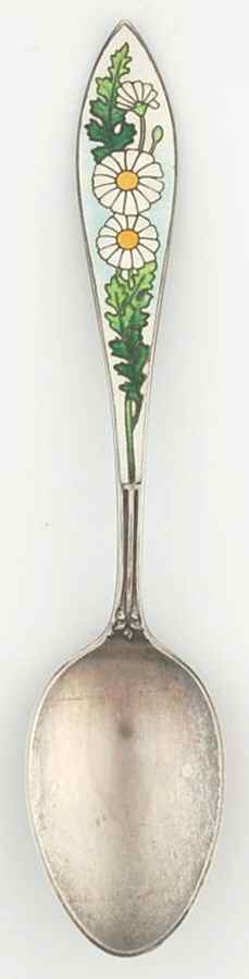 Flowers of the Month April-Daisy - No Box by Unknown Mfg Silver-1