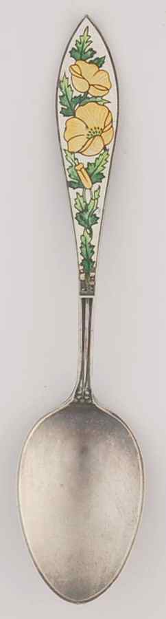 Flowers of the Month June-Honeysuckle - No Box by Unknown Mfg Silver-1