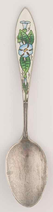Flowers of the Month September-Morning Glory - No Box by Unknown Mfg Silver-1