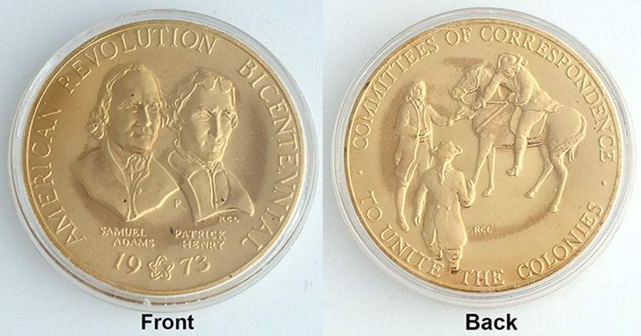 American Revolution Bicentennial Commitees Of Correspondence - No Box by United States Mint-1