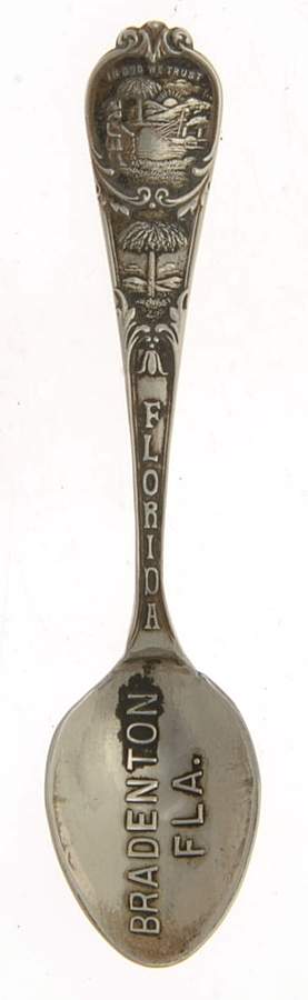State Demitasse Spoons Florida-Bradenton - No Box by Unknown Mfg Silver-1