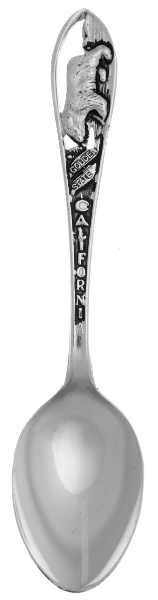 States and Cities Spoons(Silverplate Or Stainless) California - No Box by Unknown Mfg Silver-1