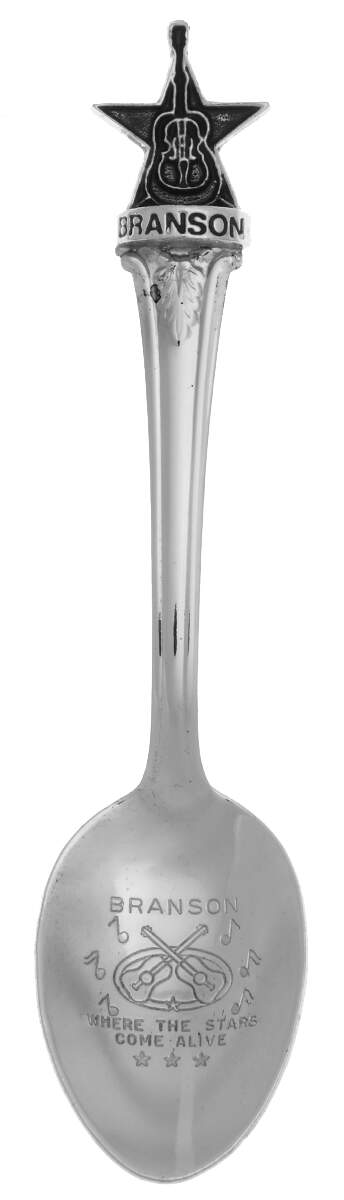 States and Cities Spoons(Silverplate Or Stainless) Branson, Mo - No Box by Unknown Mfg Silver-1