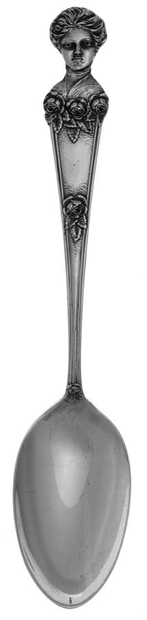 Sorority Chocolates Sterling Spoons Sorority Girl #5 - No Box by Unknown Mfg Silver-1