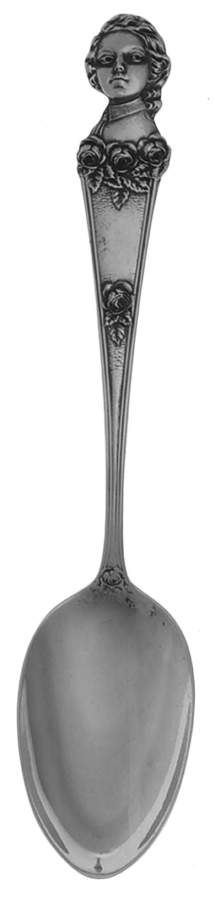Sorority Chocolates Sterling Spoons Sorority Girl #2 - No Box by Unknown Mfg Silver-1