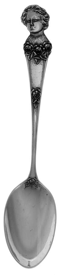 Sorority Chocolates Sterling Spoons Sorority Girl #1 - No Box by Unknown Mfg Silver-1