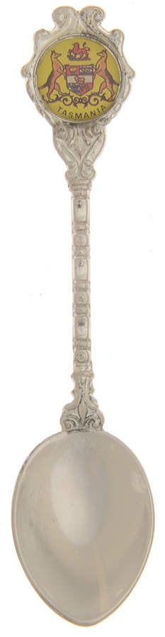 International Souvenir Spoons Tasmania  - No Box by Unknown Mfg Silver-1
