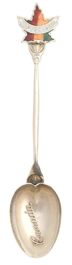 International Souvenir Spoons Kapuskasing, Canada - No Box by Unknown Mfg Silver-1