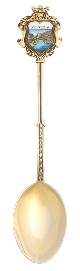 International Souvenir Spoons Venezia - No Box by Unknown Mfg Silver-1