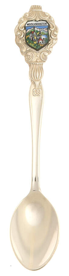 International Souvenir Spoons Neuschwanstein - No Box by Unknown Mfg Silver-1