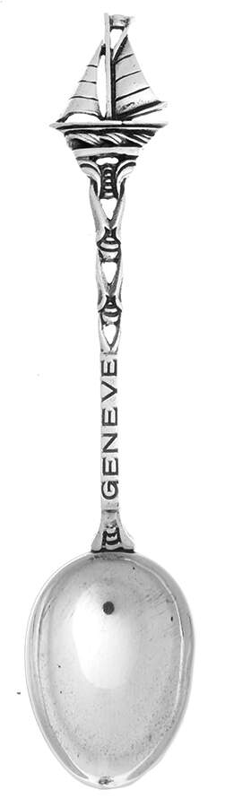 International Souvenir Spoons Geneve - No Box by Unknown Mfg Silver-1
