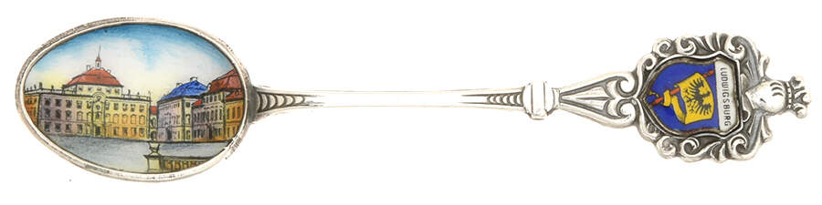 International Souvenir Spoons Ludwigsburg - No Box by Unknown Mfg Silver-1