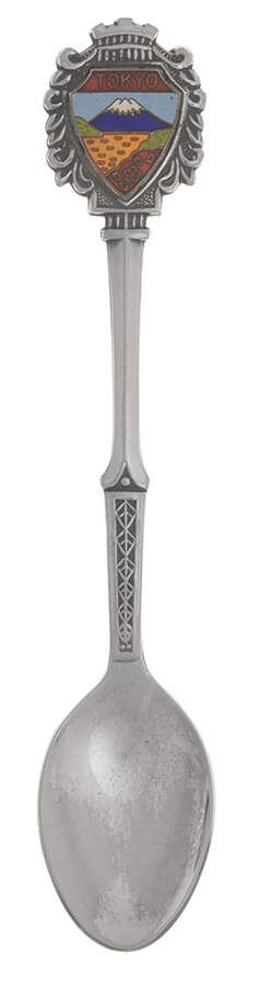 International Souvenir Spoons Tokyo - No Box by Unknown Mfg Silver-1