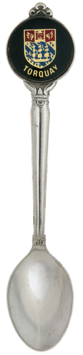 International Souvenir Spoons Torquay - No Box by Unknown Mfg Silver-1