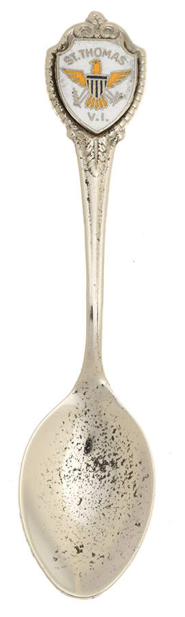International Souvenir Spoons St Thomas - No Box by Unknown Mfg Silver-1