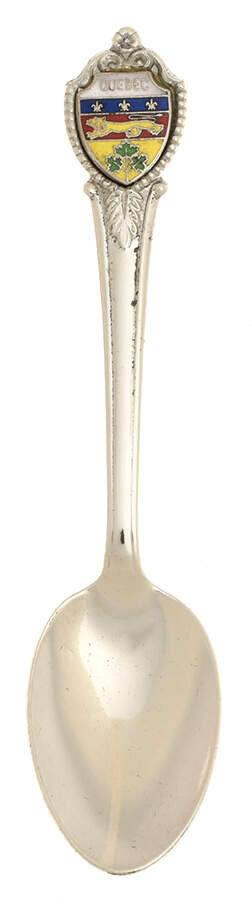International Souvenir Spoons Quebec - No Box by Unknown Mfg Silver-1