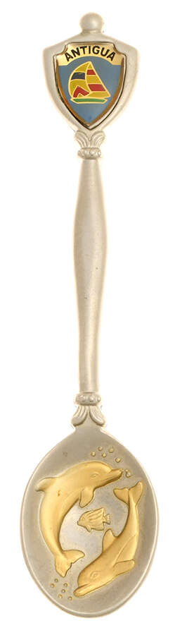 International Souvenir Spoons Antigua - No Box by Unknown Mfg Silver-1
