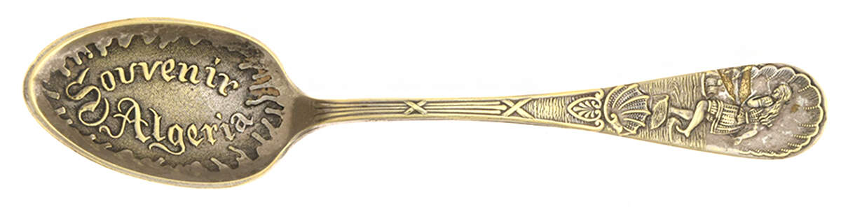 Souvenir Spoons (Silverplate) Algeria - No Box by U.S. Sterling-1