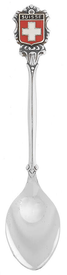 Switzerland Souvenir Spoons-Sterling Suisse (A.M. 800) - No Box by Unknown Mfg Silver-1