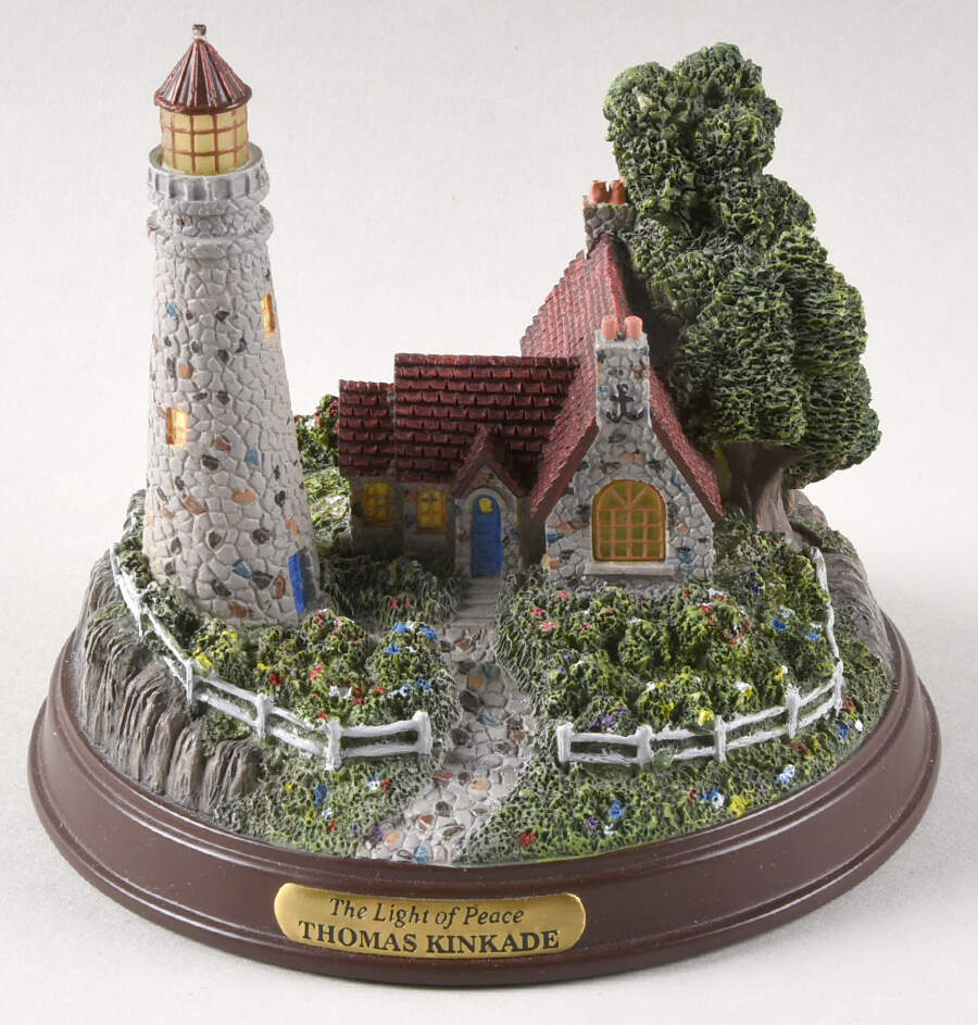 Thomas Kinkade Seaside Memories The Light Of Peace - Boxed by Unknown Mfg Collectibles-1