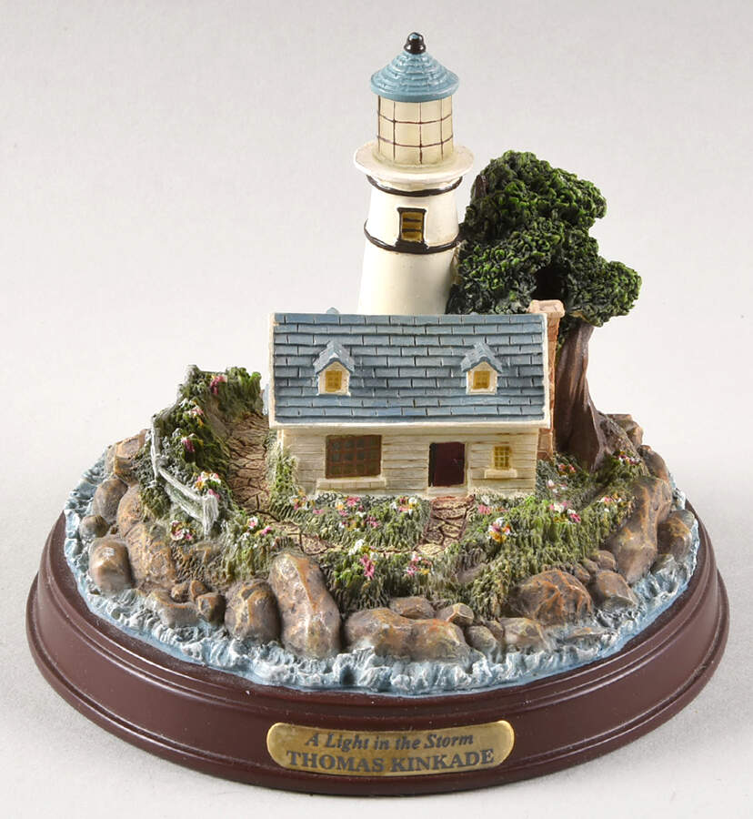 Thomas Kinkade Seaside Memories A Light In The Storm - No Box by Unknown Mfg Collectibles-1