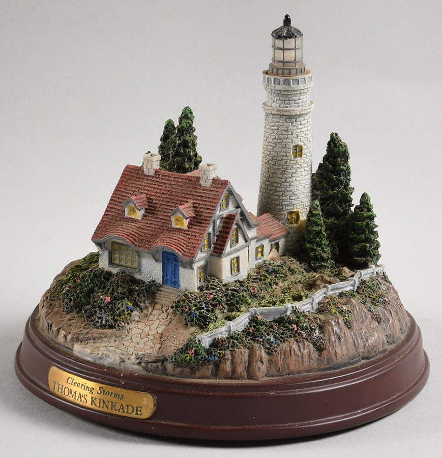Thomas Kinkade Seaside Memories Clearing Storms - Boxed by Unknown Mfg Collectibles-1