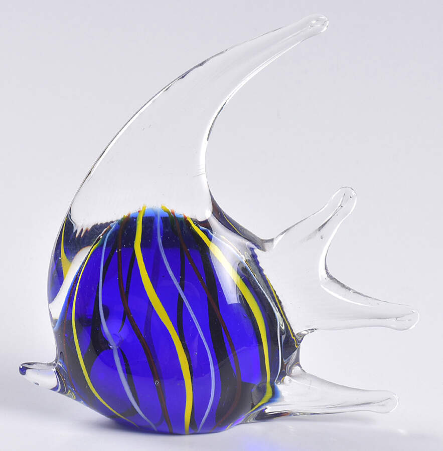 Art Glass Angel Fish - No Box by Ug Collectibles-1