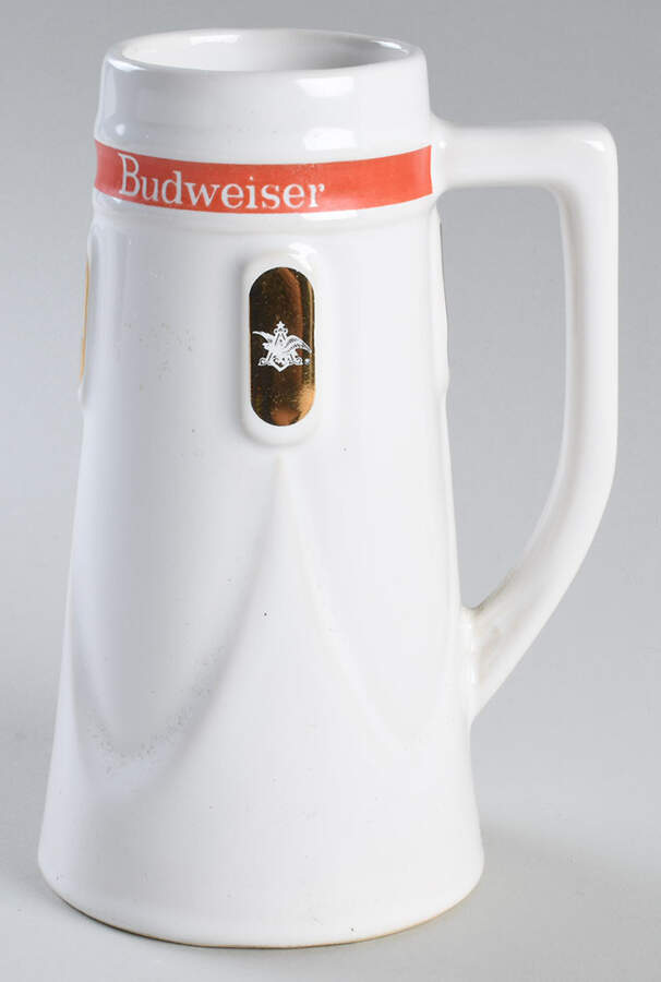 Unknown Manufacturer Steins Budweiser With Logo On Gold - No Box by Unknown Manufacturer-1