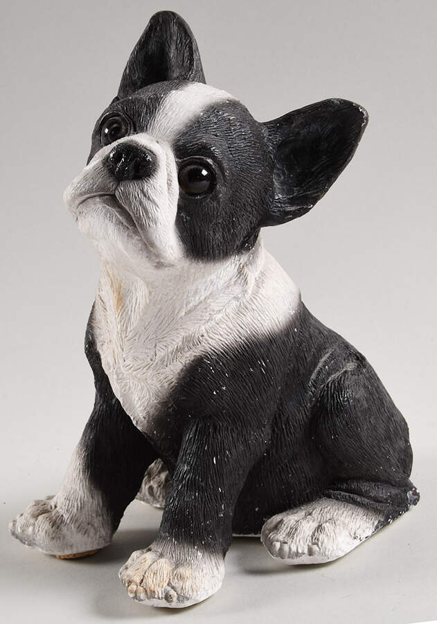 Classic Critters Boston Terrier-Black And White - No Box by United Design-1