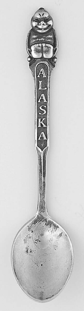 Alaska Souvenir Spoon Alaska - No Box by Unknown Mfg Silver-1