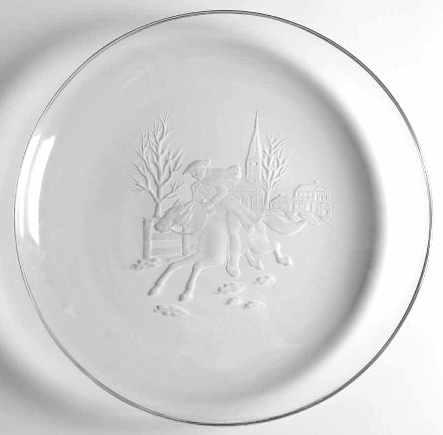 American Heritage-Plate Paul Revere's Ride - Boxed by Val St Lambert-1