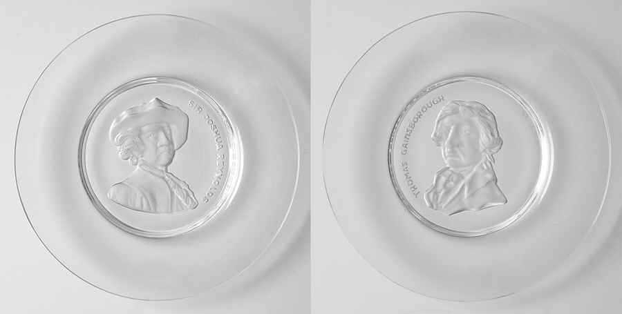 Old Masters Reynolds And Gainsborough-Set Of 2 - Boxed by Val St Lambert-1