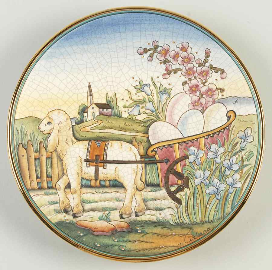 Easter Plate-Veneto Flair Lamb - Boxed by Veneto Flair-1