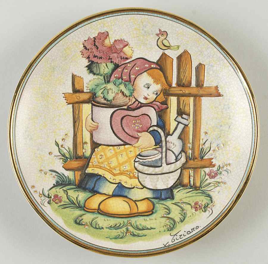 Valentines Day Plate Valentine Girl - Boxed by Veneto Flair-1