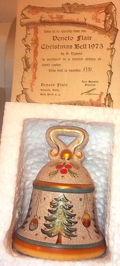 Christmas Bell Christmas Bell-1975 - Boxed by Veneto Flair-1