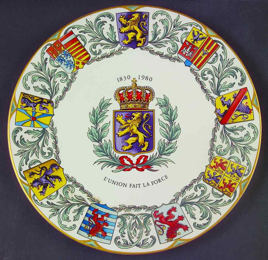 Villeroy & Boch Plate L"Union Fait La Force - No Box by Villeroy & Boch-1