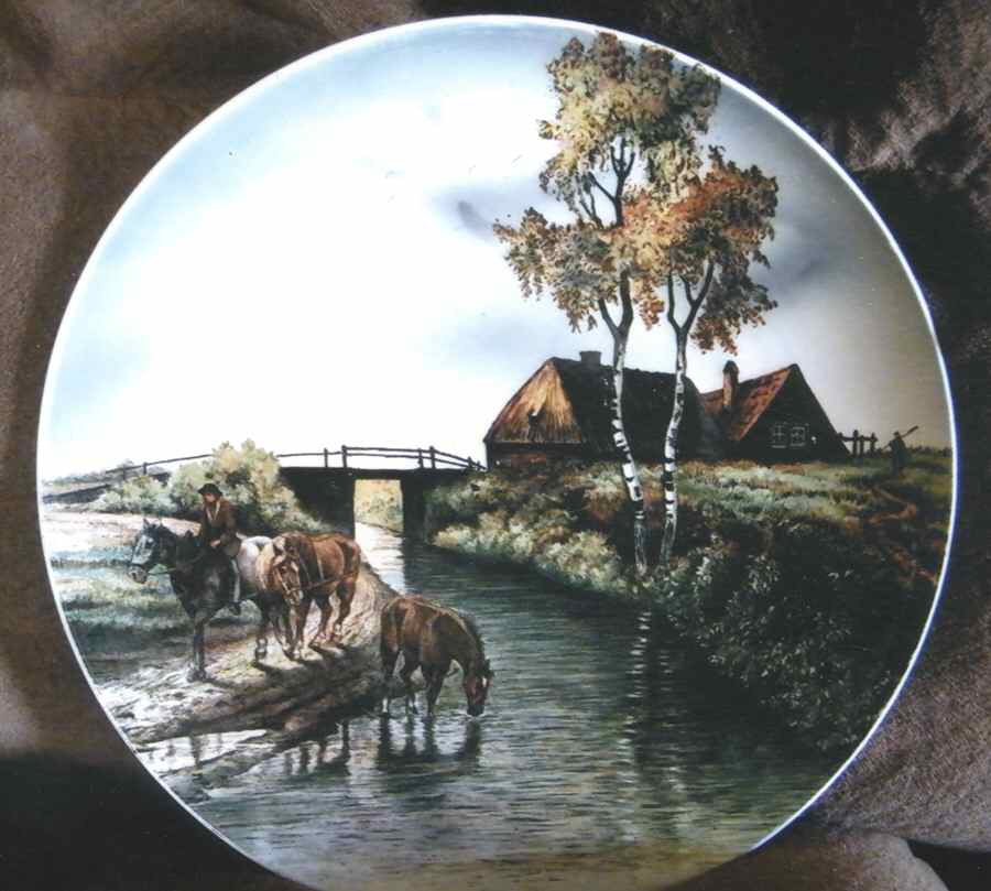 Villeroy & Boch Plate Horses - No Box by Villeroy & Boch-1