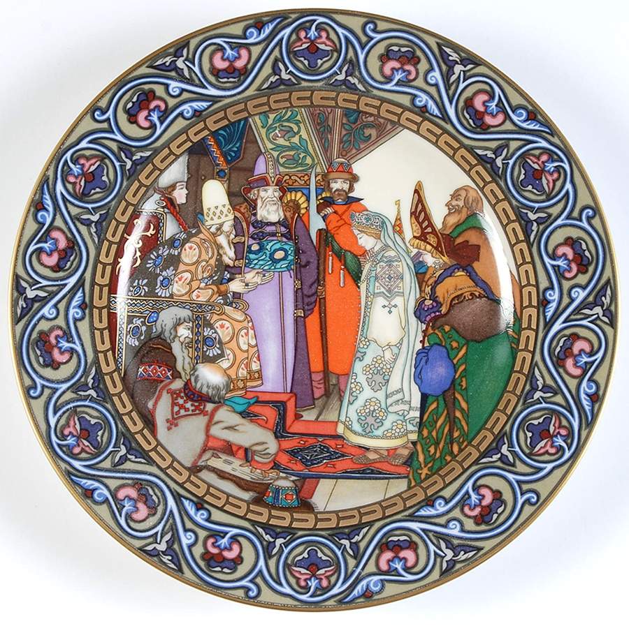 Russian Fairy Tales-The Snow Maiden At The Court Of Tsar Berendi - No Box by Villeroy & Boch-1