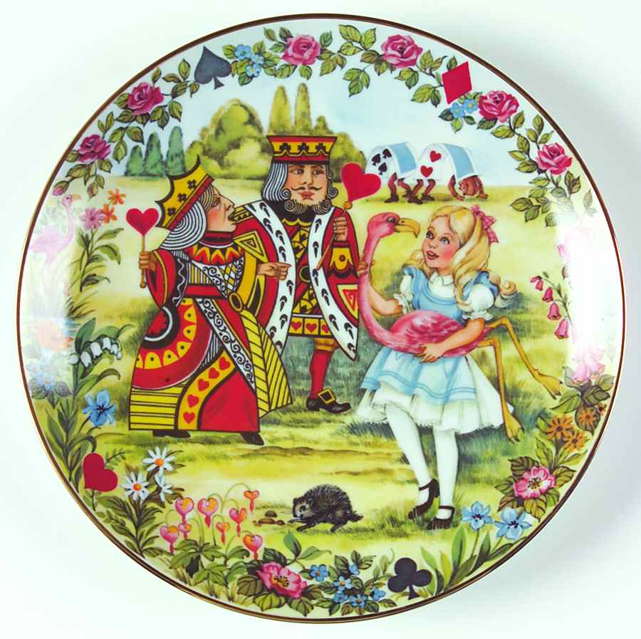 Alice In Wonderland Alice And Croquet Match - No Box by Viletta-1
