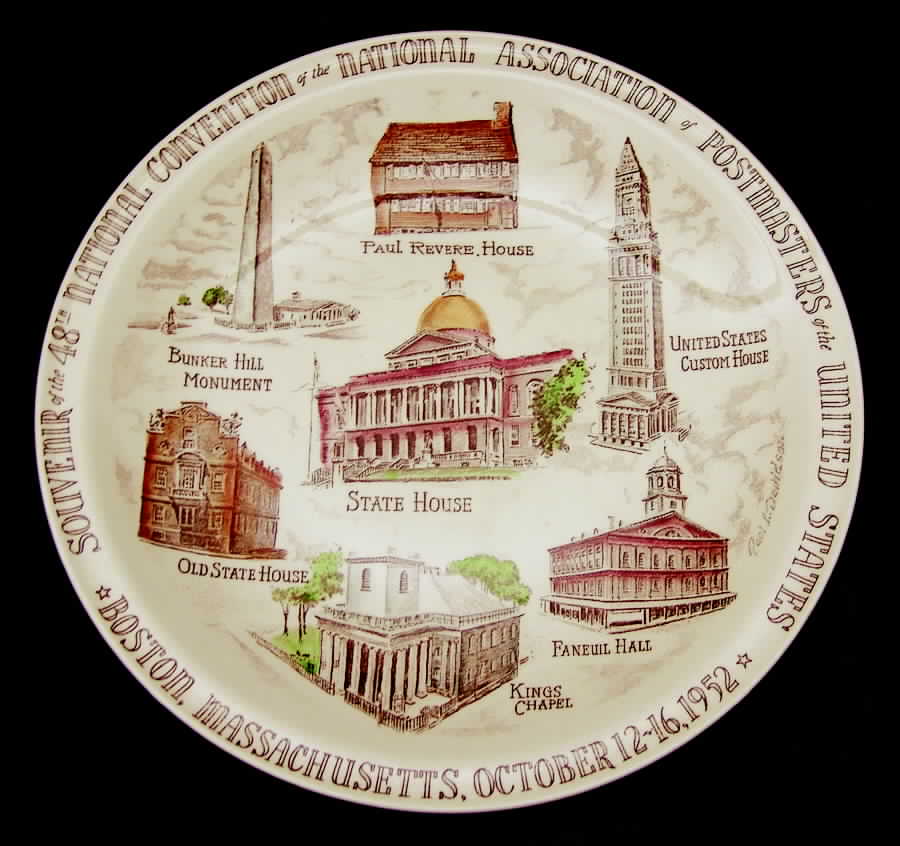 Postmasters Convention 48th Convention-Boston - No Box Nb48c by Vernon Kilns-1