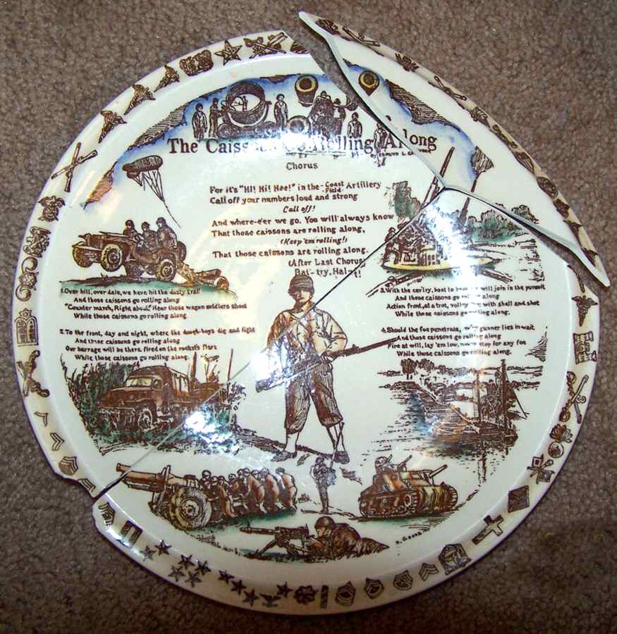 Vernon Kilns Plate Caissons Go Rolling Along - No Box by Vernon Kilns-1