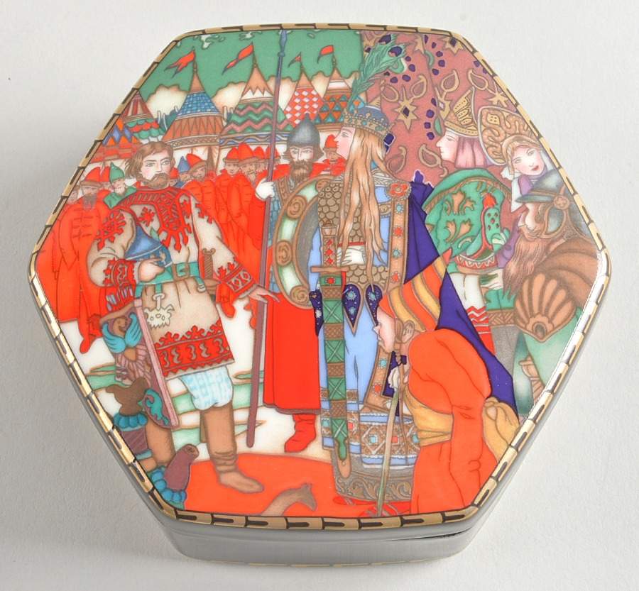 Russian Fairy Tales-Box Maria Morevna & Tsarevich Ivan - No Box by Villeroy & Boch-1