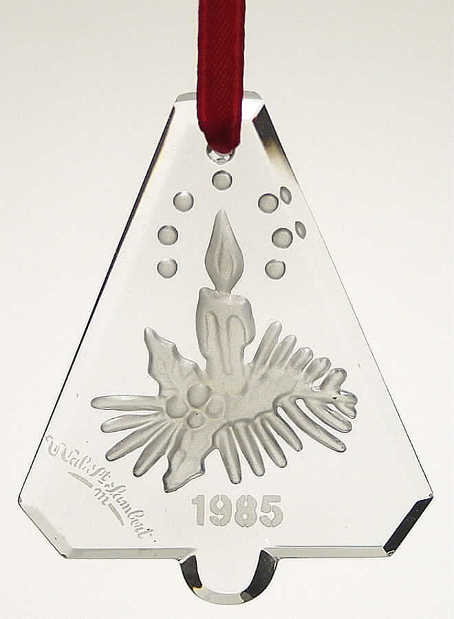 Val St. Lambert Christmas Ornament Candle - No Box by Val St Lambert-1