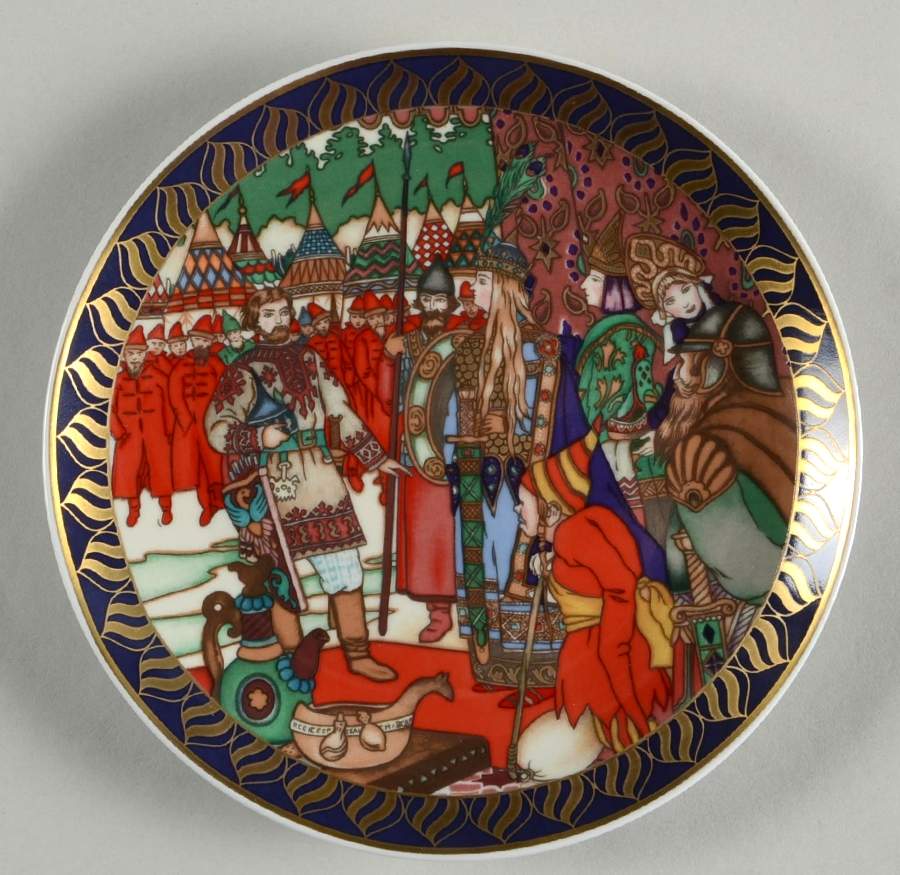 Russian Fairy Tales #2 Maria Morevna & Tsarevich Ivan - No Box by Villeroy & Boch-1
