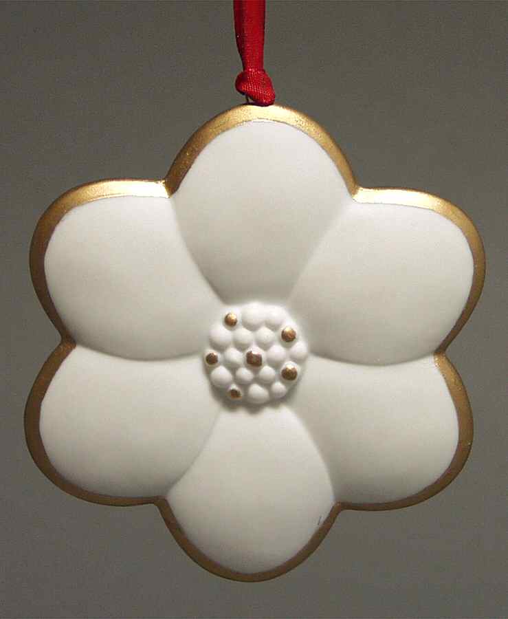Merry Ornaments Golden Flower - No Box by Villeroy & Boch-1